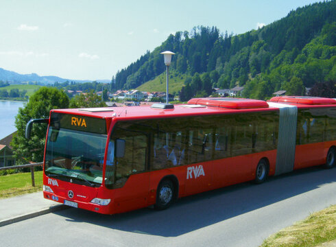 RVA-Linienbus am Hopfensee