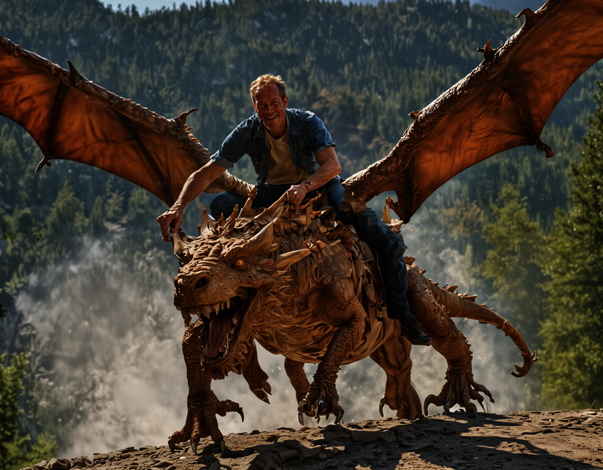 [Translate to EN:] Abenteuerlicher Ritt auf Drachen in Ailand