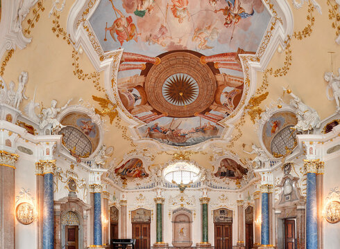 Kaisersaal im ehemaligen Kloster St. Mang in Füssen