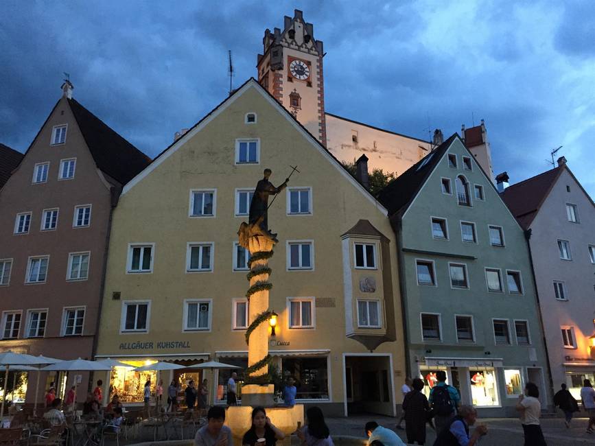 Füssener Altstadt in wenigen Schritten erreichbar