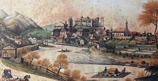 Historische Stadtansicht von 1827