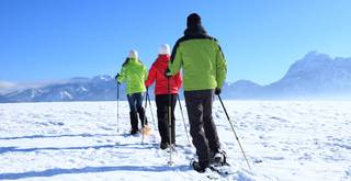 Geführte Schneeschuhwanderung in Hopfen am See aus dem Füssener Gästeprogramm