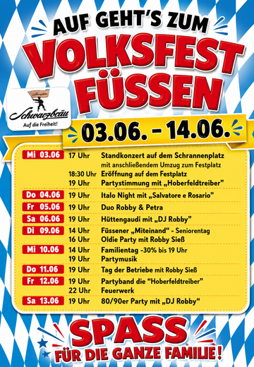 Veranstaltungsbild: VOLKSFEST FÜSSEN
