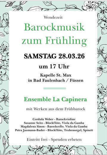 Veranstaltungsbild: Barockmusik zum Frühling