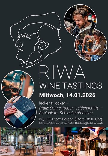 Veranstaltungsbild: RIWA Wine Tasting - lecker & locker