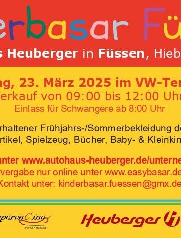 Veranstaltungsbild: Frühjahrs - Kinderbasar Füssen