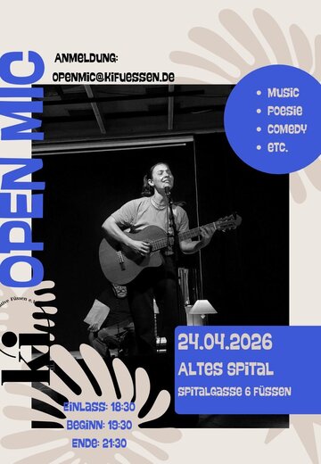 Veranstaltungsbild: Open Mic der Kulturinitiative Füssen