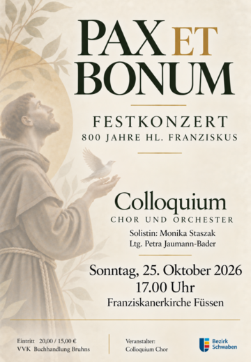 Veranstaltungsbild: Festkonzert 800 Jahre hl. Franziskus