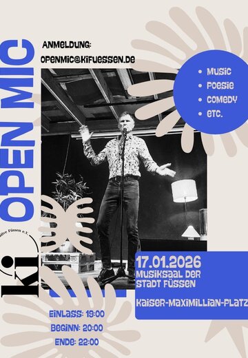Veranstaltungsbild: Open Mic der Kulturinitiative Füssen
