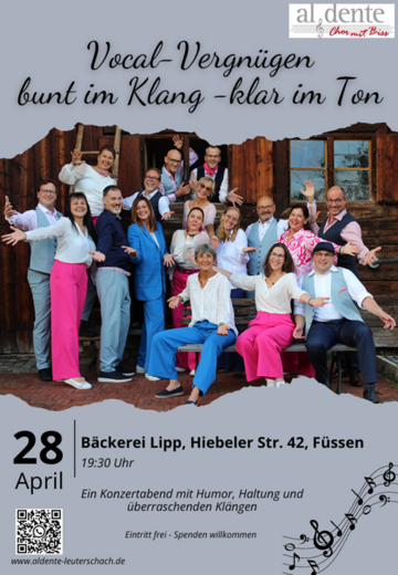Veranstaltungsbild: Vocal Vergnügen - bunt im Klang - klar im Ton