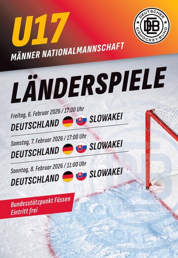 Veranstaltungsbild: Länderspiele der U17 Männer Eishockey-Nationalmannschaft