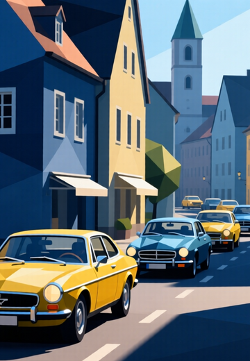 Veranstaltungsbild: 17. Arlberg Classic Car Rally (Durchfahrt durch die Altstadt)