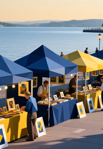 Veranstaltungsbild: Kunst- und Handwerkermarkt in Hopfen am See