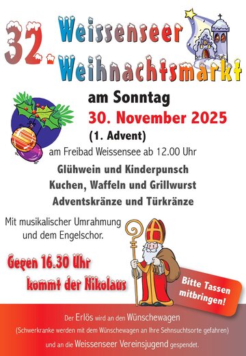 Veranstaltungsbild: 32. Weißenseer Weihnachtsmarkt
