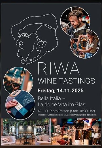 Veranstaltungsbild: Weintasting "Bella Italia - La dolce Vita im Glas"