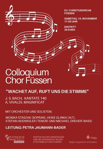 Veranstaltungsbild: Konzert mit dem Colloquium Chor Füssen