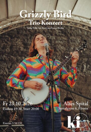 Veranstaltungsbild: Folk/Rock-Konzert mit Grizzly Bird
