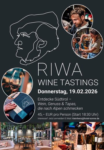 Veranstaltungsbild: RIWA Wine Tasting – Entdecke Südtirol