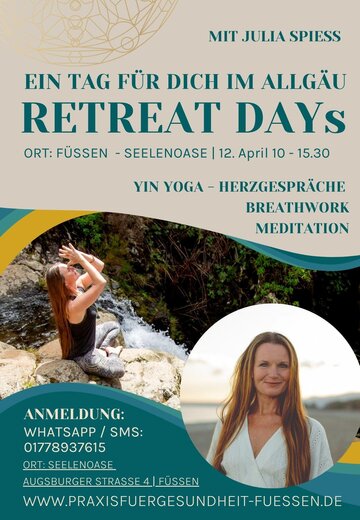 Veranstaltungsbild: Ein Tag für dich – Retreat Day